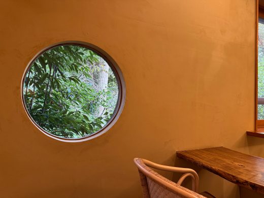 自然に調湿する和紙、極上の宿泊棟　日本の色棟