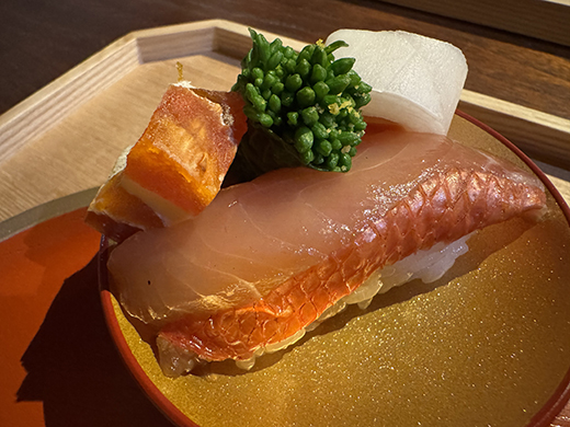 雲子の湯葉餡掛け、 駿河湾桜海老の炊き込み